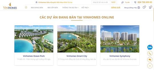 Vinhomes ra mắt sàn giao dịch bất động sản trực tuyến  - Ảnh 2.