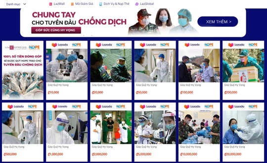 Cộng đồng có thể chung tay quyên góp trực tuyến giúp tuyến đầu chống dịch - Ảnh 1.