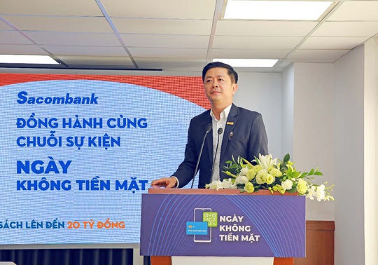 Sacombank đồng hành chuỗi sự kiện ngày không tiền mặt - Ảnh 1.