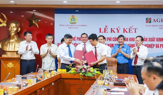 Agribank và Tổng Liên đoàn Lao động Việt Nam ký kết Quy chế hợp tác toàn diện - Ảnh 1.