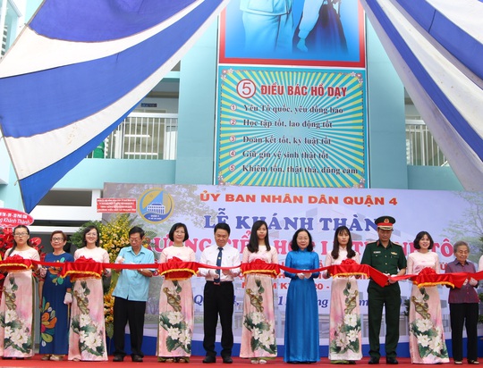 Quận 4 TP HCM có 2 ngôi trường mới - Ảnh 9.