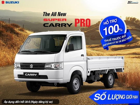 Suzuki ưu đãi “sốc” 50%-100% lệ phí trước bạ trong tháng 6 - Ảnh 1.