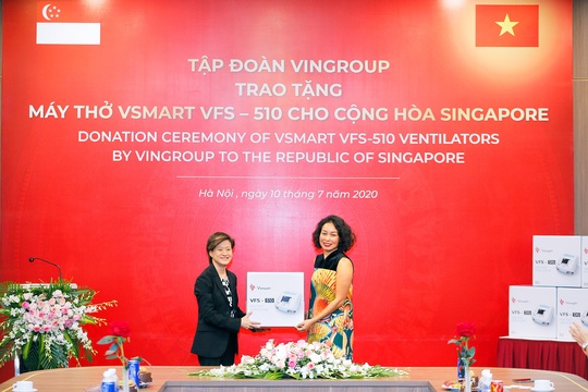 Vingroup trao tặng 1.000 máy thở cho Nga, Ucraina và Singapore - Ảnh 3.