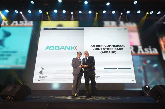 ABBANK nhận giải thưởng Nơi làm việc tốt nhất châu Á năm 2020 - Ảnh 1.