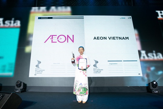 Aeon Việt Nam hai năm liên tiếp đạt giải “Nơi làm việc tốt nhất châu Á” - Ảnh 2.