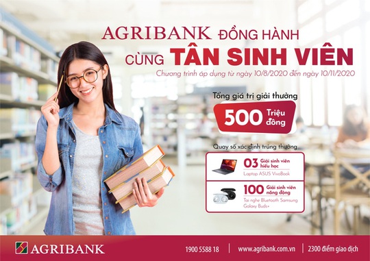 Agribank đồng hành tân sinh viên 2020 - Ảnh 1.