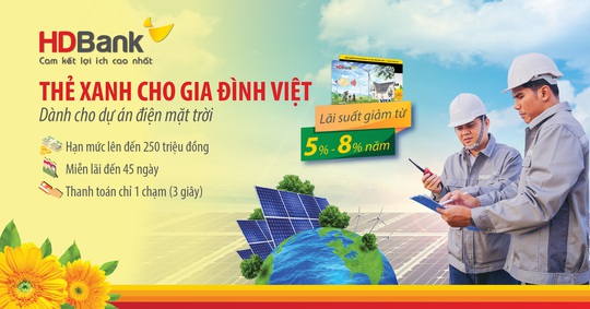 HDBank trao Thẻ Xanh cho gia đình Việt cho khách hàng đầu tiên        - Ảnh 2.