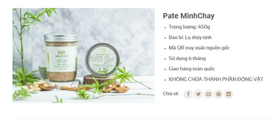 Vụ Pate Minh Chay chứa độc tố: Cảnh báo 1.290 khách hàng ở TP HCM  - Ảnh 1.