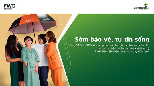 Vietcombank và FWD lan tỏa tinh thần Sớm bảo vệ, tự tin sống - Ảnh 1.