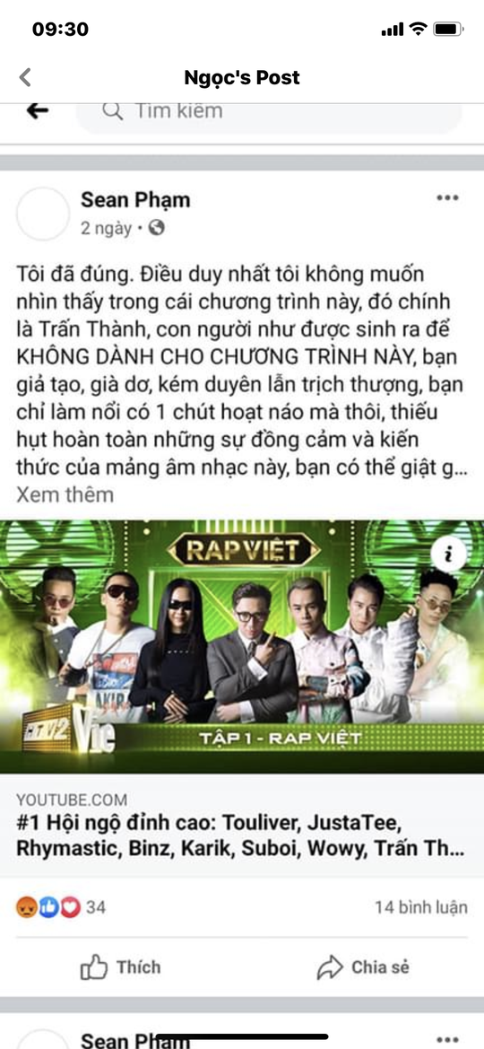 Bị chê khi dẫn chương trình Rap Việt, Trấn Thành nói gì? - Ảnh 2.