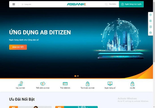 ABBANK ra mắt phiên bản website mới - Ảnh 1.