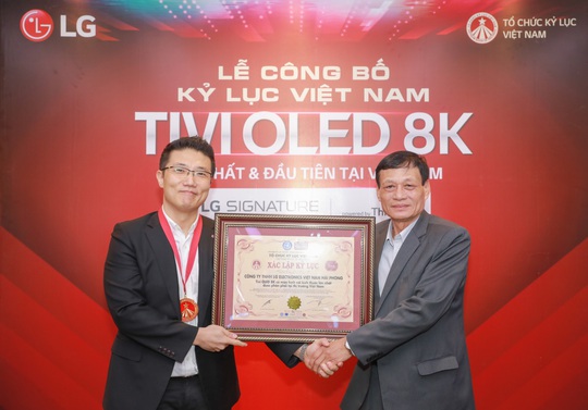 TV LG OLED 8K lập kỷ lục tại Việt Nam - Ảnh 1.