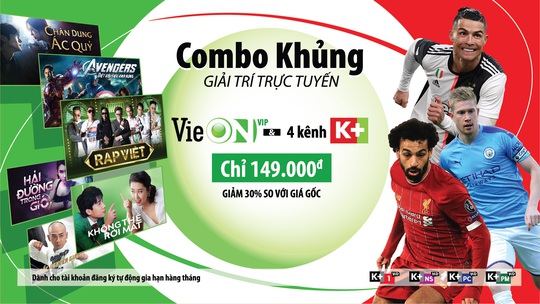 Đón xem Ngoại hạng Anh – mùa giải mới trở lại trên gói “VIEON VIP & 4 kênh K+” - Ảnh 1.