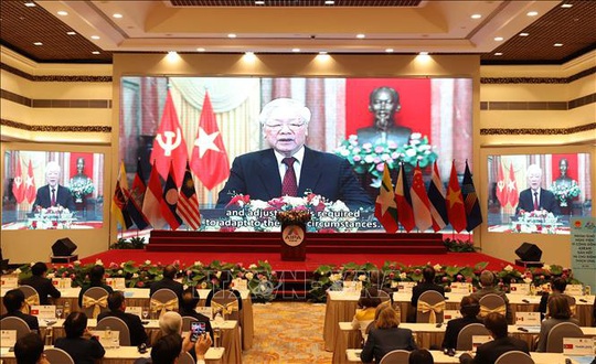 Tổng Bí thư, Chủ tịch nước Nguyễn Phú Trọng phát biểu chào mừng AIPA 41 - Ảnh 9.