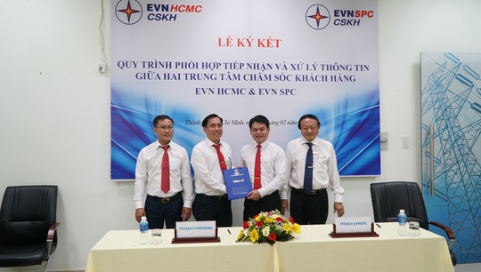 EVN SPC và EVN HCMC hợp tác để phục vụ khách hàng tốt hơn - Ảnh 1.