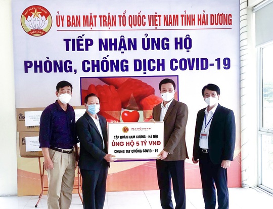 Tập đoàn Nam Cường tiếp sức Hải Dương phòng chống dịch Covid-19 - Ảnh 1.