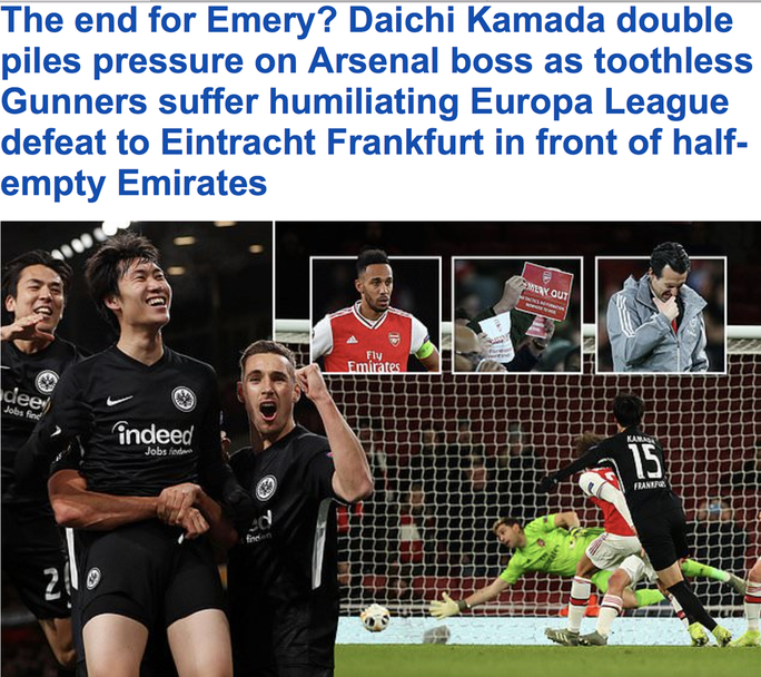 Unai Emery hết phép, số phận Arsenal trôi nổi khó lường - Ảnh 6. Unai Emery hết phép, số phận Arsenal trôi nổi khó lường - Ảnh 6.