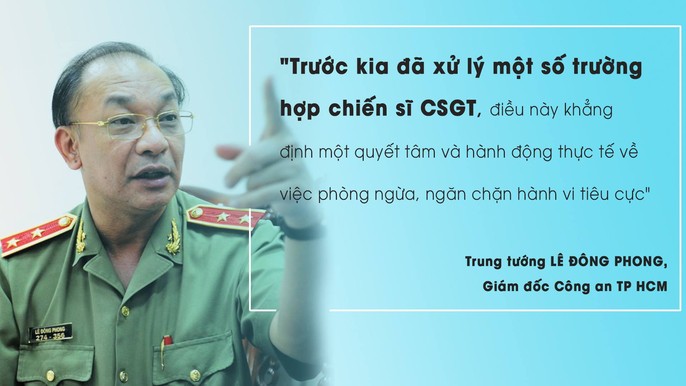 Lãnh đạo Công an TP HCM nói về tiêu cực của CSGT
