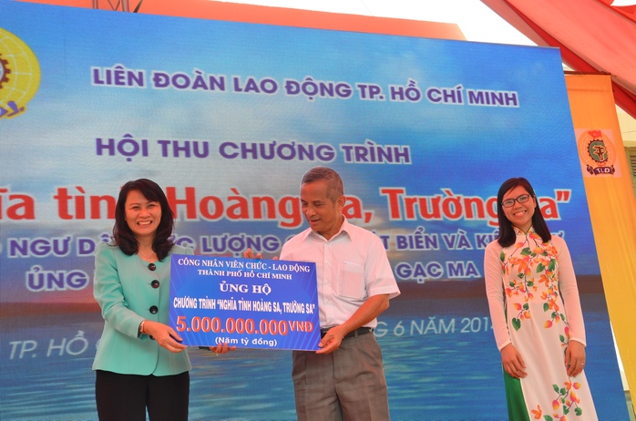 Vận động hỗ trợ chương trình Nghĩa tình Hoàng Sa - Trường Sa - Ảnh 1.