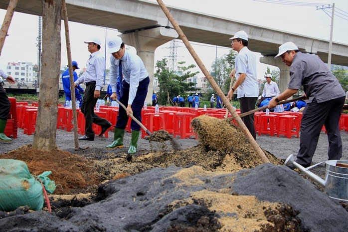 TP HCM mở rộng mảng xanh quanh khu vực cầu Sài Gòn - Ảnh 1.