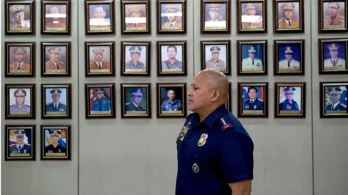 Cảnh sát trưởng quốc gia Philippines Ronald dela Rosa. Ảnh: BLOOMBERG