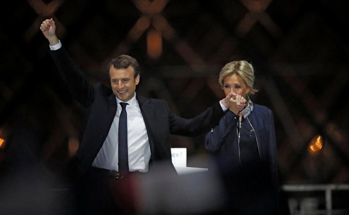 Ông Macron thắng cử tổng thống Pháp - Ảnh 1.