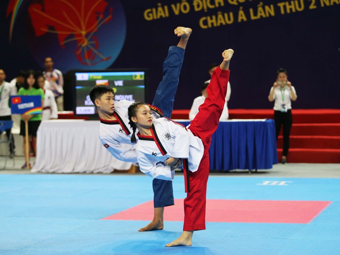 Việt Nam giành 4 HCV taekwondo thiếu niên châu Á - Ảnh 1.