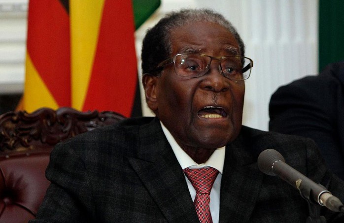 
Ông Mugabe khẳng định không từ chức trong bài phát biểu kéo dài 21 phút. Ảnh: AP
