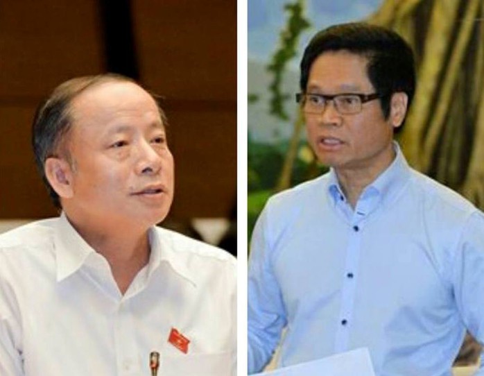 Chủ tịch VINASME Nguyễn Văn Thân (trái) và Chủ tịch VCCI Vũ Tiến Lộc