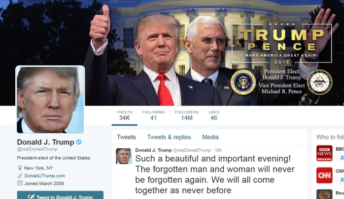 Nhiều người Mỹ muốn ông Donald Trump ít lệ thuộc Twitter - Ảnh 1.