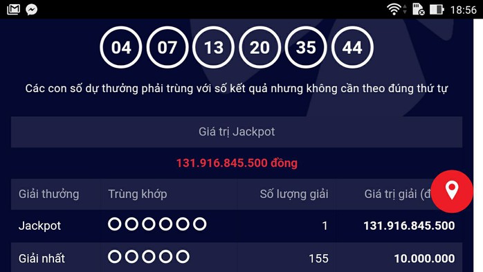 Đã có người trúng Vietlott gần 132 tỉ đồng - Ảnh 1.