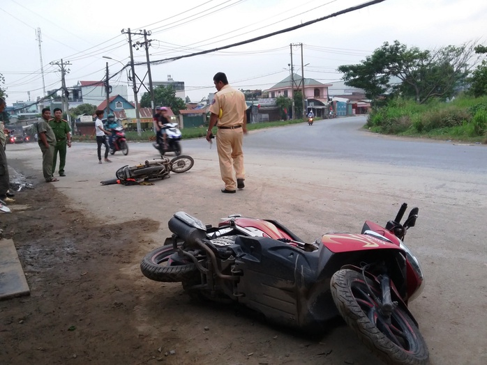 
Hiện trường vụ tai nạn
