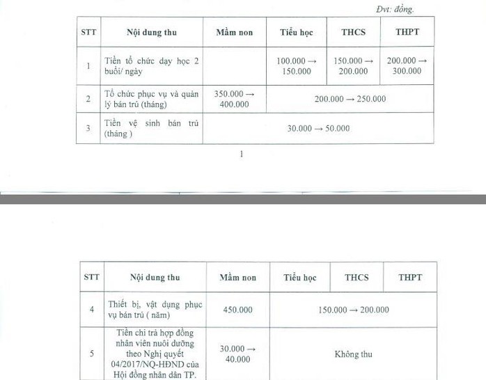 Toàn cảnh mức thu học phí năm học mới tại TPHCM - Ảnh 1.