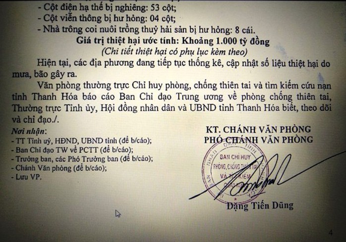 Thanh Hóa: Sau 3 ngày, thiệt hại do bão giảm gần 300 tỉ đồng - Ảnh 1.