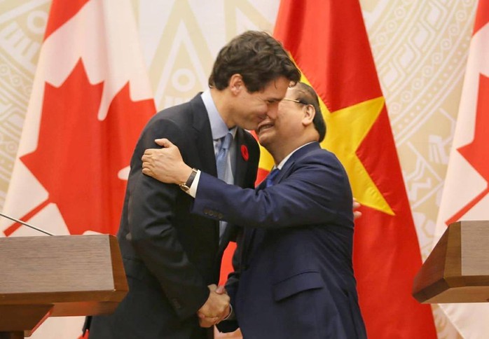 Thủ tướng Việt Nam - Canada nắm chặt tay nâng cấp quan hệ - Ảnh 3.