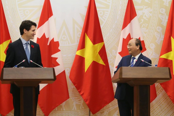 Thủ tướng Việt Nam - Canada nắm chặt tay nâng cấp quan hệ - Ảnh 4.