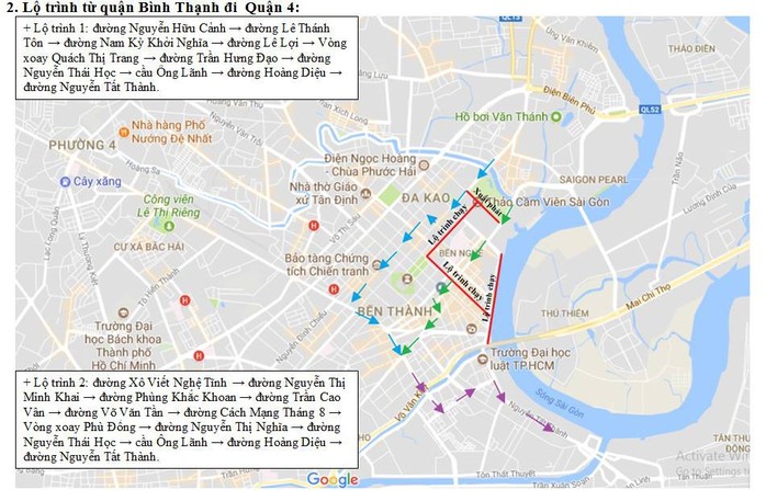 Cấm nhiều tuyến đường khu trung tâm TP HCM - Ảnh 2.
