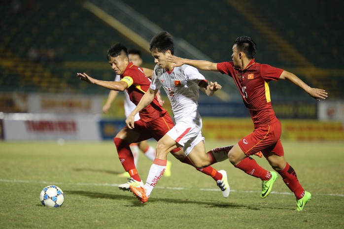 U21 Việt Nam làm khó U19 Việt Nam - Ảnh 2.