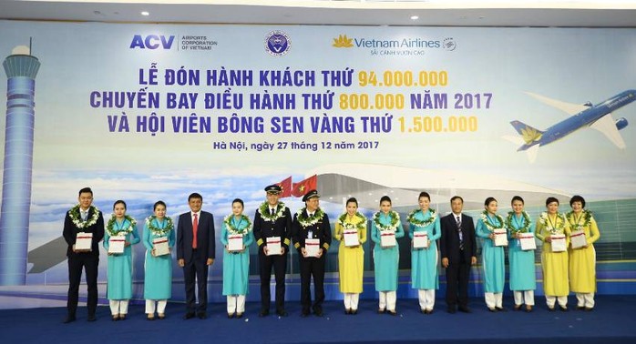 Hàng không đón khách thứ 94 triệu trong năm 2017 - Ảnh 4.