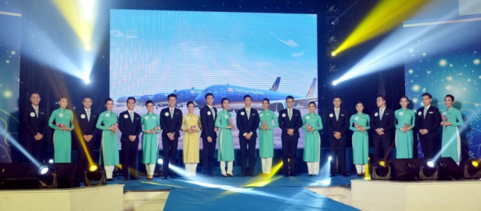 Tiếp vi&ecirc;n Vietnam Airlines catwalk cực chuẩn trong cuộc thi t&agrave;i sắc - Ảnh 8.