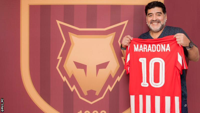 Maradona tái xuất trên ghế HLV ở Ả Rập - Ảnh 1.