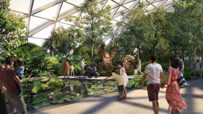 Sân bay Changi đưa thác nước, rừng nhân tạo vào nhà - Ảnh 8. Sân bay Changi đưa thác nước, rừng nhân tạo vào nhà - Ảnh 8.