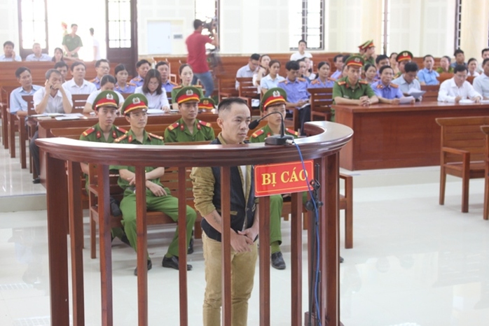 Bị cáo Nguyễn Văn Nam trong phiên tòa sơ thẩm