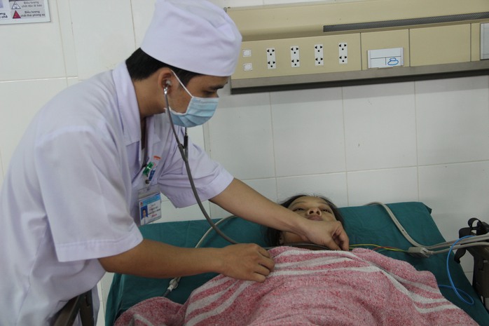 Bệnh nhân Phan Thị Thu Thủy đã qua cơn nguy kịch, hiện đang được chăm sóc, điều trị tại Bệnh viện Đa khoa tỉnh Quảng Trị