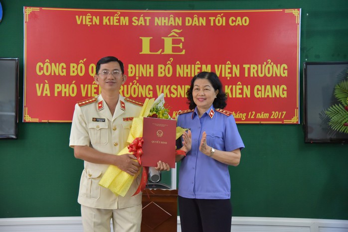 VKSND tỉnh Kiên Giang có 3 lãnh đạo mới - Ảnh 1.