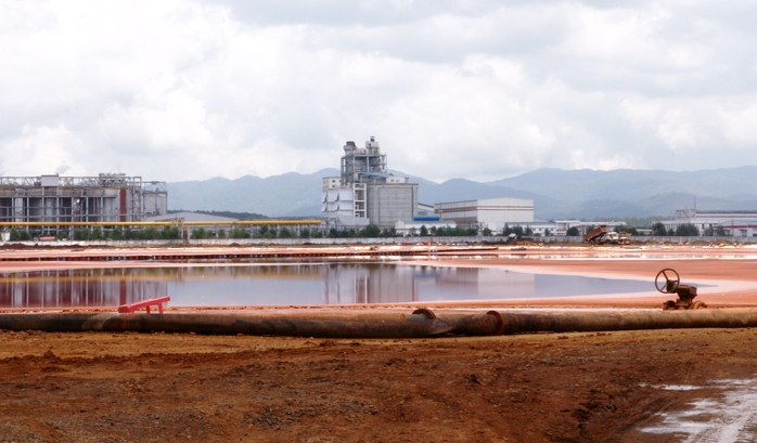 Dân tố Nhà máy Bauxite Tân Rai xả thải - Ảnh 1.