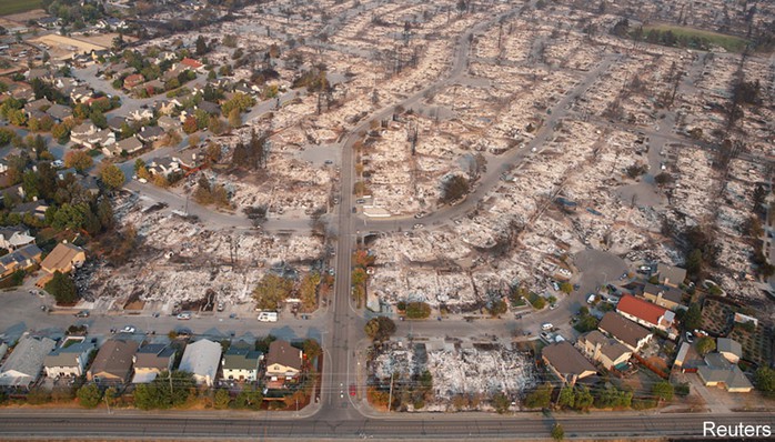 Cháy rừng California: Chỉ còn tro và xương - Ảnh 3.