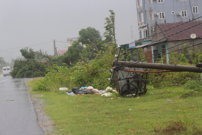 Bão số 10: Cuồng phong quét qua, nhà tốc mái, cây đổ la liệt - Ảnh 27.