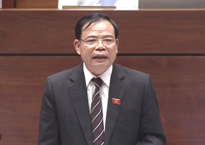 Bộ trưởng Nông nghiệp Nguyễn Xuân Cường trả lời chất vấn - Ảnh 1.