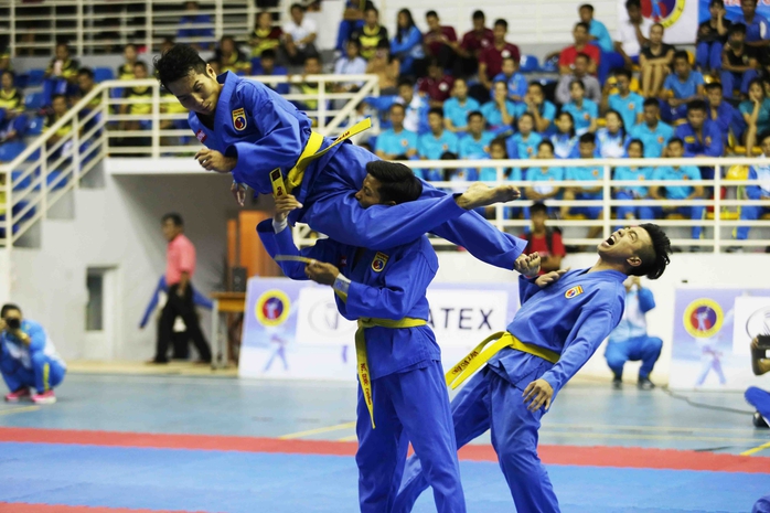 Nhiều cuộc lật đổ ngoạn mục ở Giải Vovinam quốc gia 2017 - Ảnh 2.